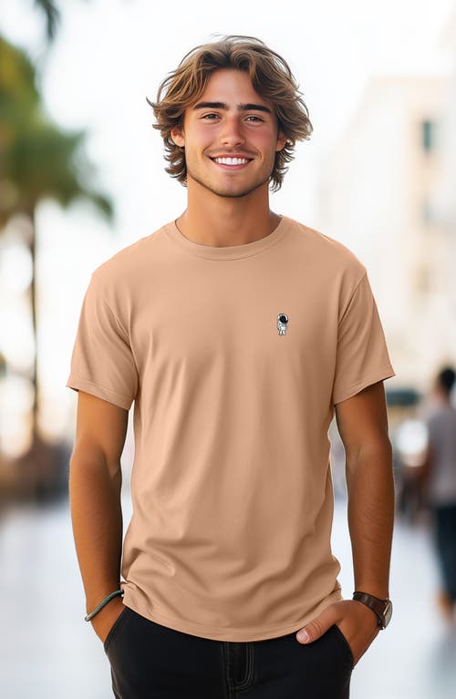 Dalix Astronaut Tee In Peach
