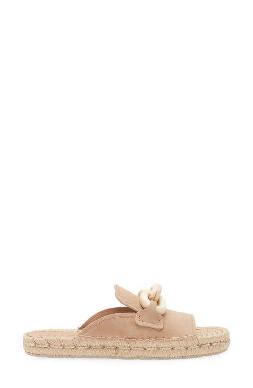 Shop Pedro Garcia Journey Slide Sandal In Beige Plush Suede