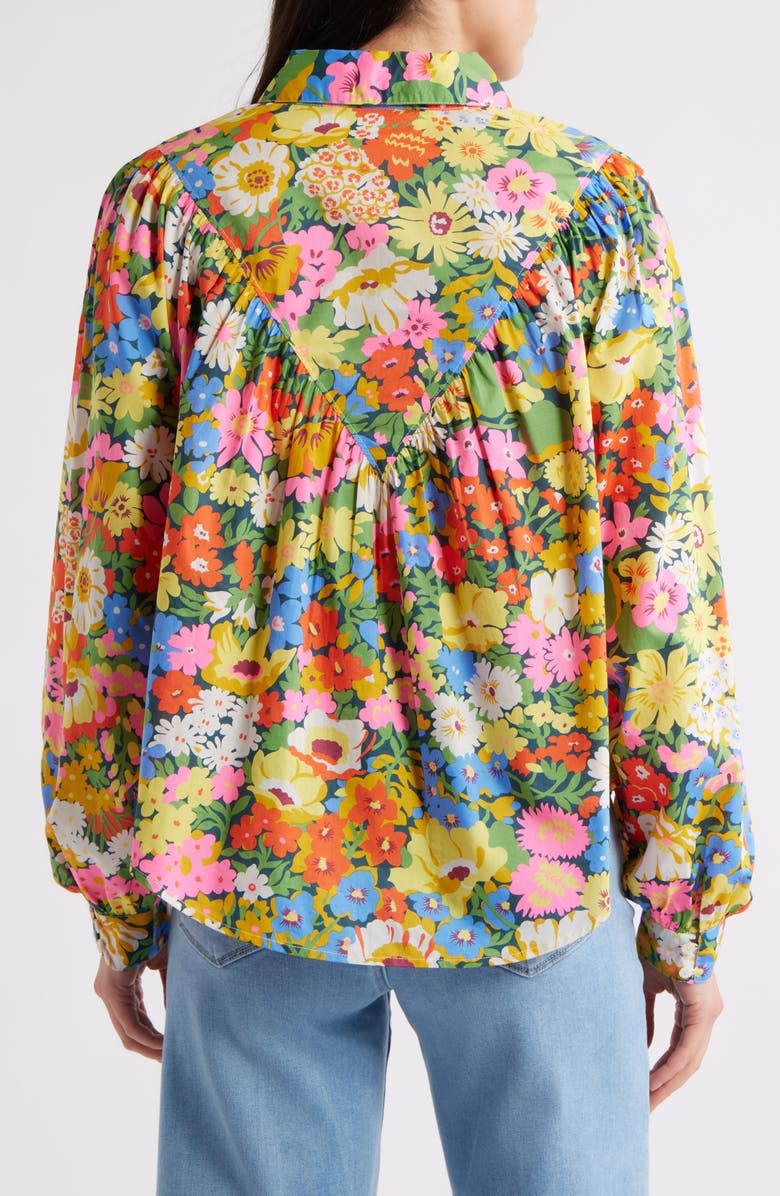 LOVE THE LABEL Sebali Floral Print Shirt, Alternate, color, 