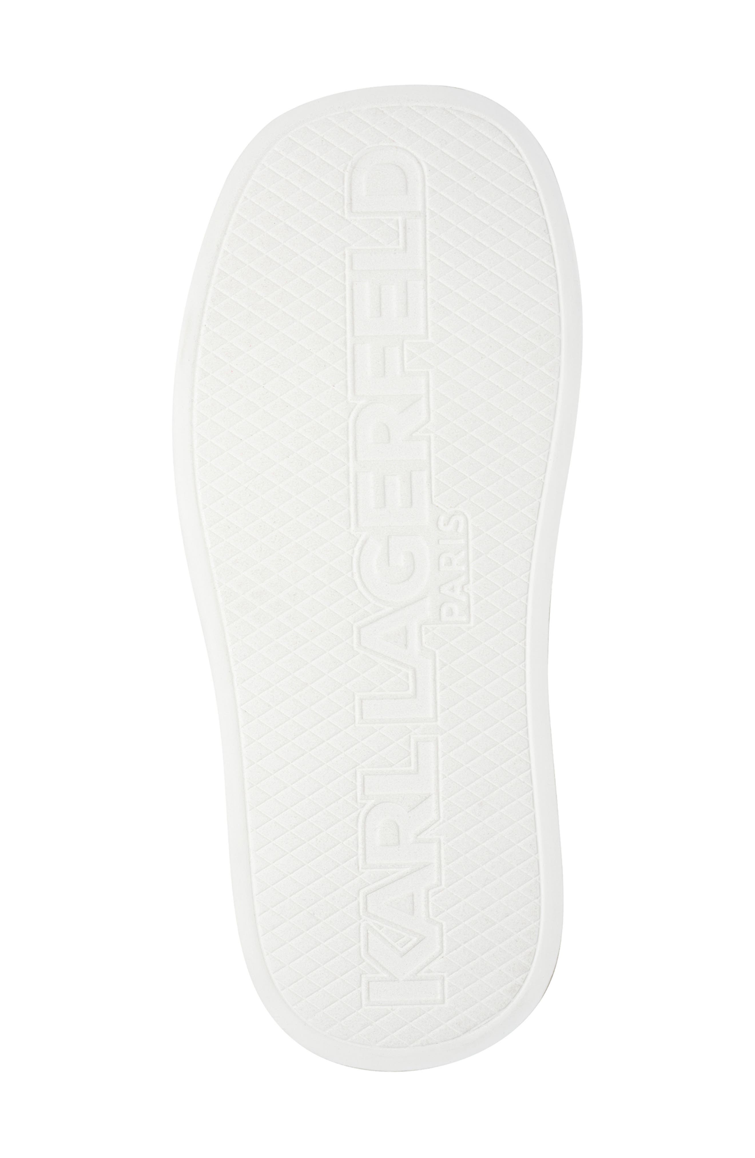 KARL LAGERFELD PARIS Opal Mesh Platform Slide Sandal, Alternate, color, Multi/ White