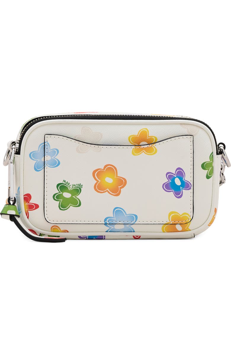 Marc Jacobs The Wild Daisy Snapshot Bag, Alternate, color, White Multi