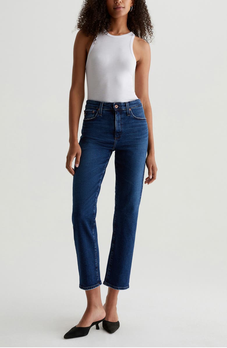 AG Rian High Waist Straight Leg Jeans, Alternate, color,