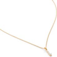Monica Vinader Diamond Alphabet Pendant Necklace