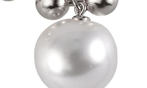 Laundry By Shelli Segal Ball Chain Collar Necklace In Silver