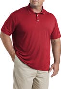 B+T Essentials Big & Tall Solid Golf Polo Shirt