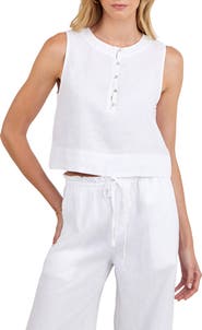 Bella Dahl Sleeveless Linen Top
