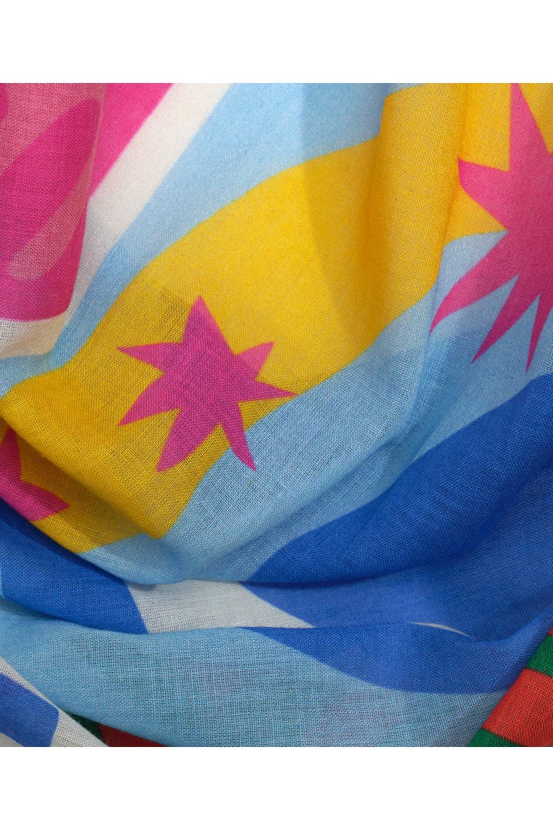 Solstice Collage Sarong, Alternate, color, Multi