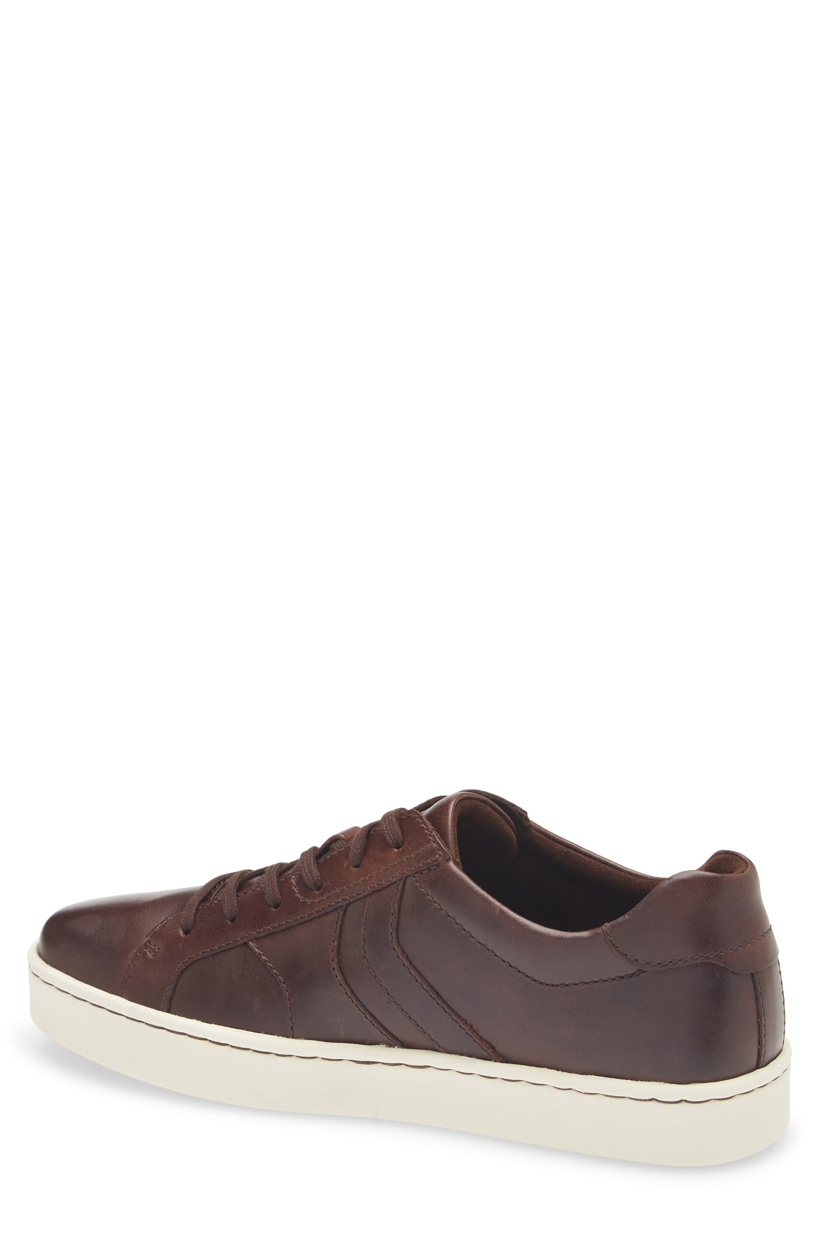 Børn Beck Tie Low Top Sneaker, Alternate, color, Dark Brown