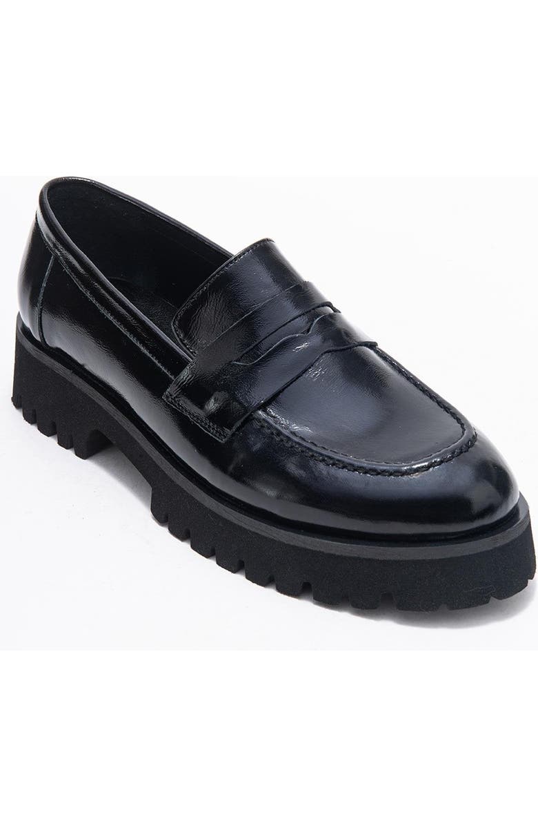 Forever & Always Shoes Vionel Leather Loafer, Main, color, Black Patent Leather