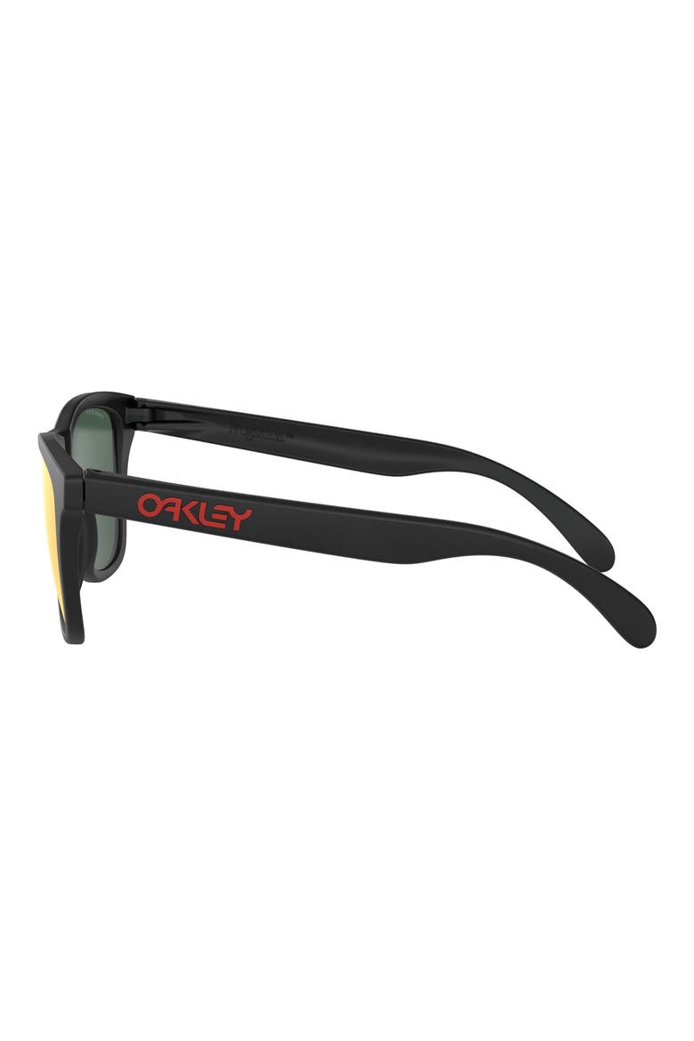 Frogskins 54mm Rectangular Sunglasses, Alternate, color, MATTE BLACK