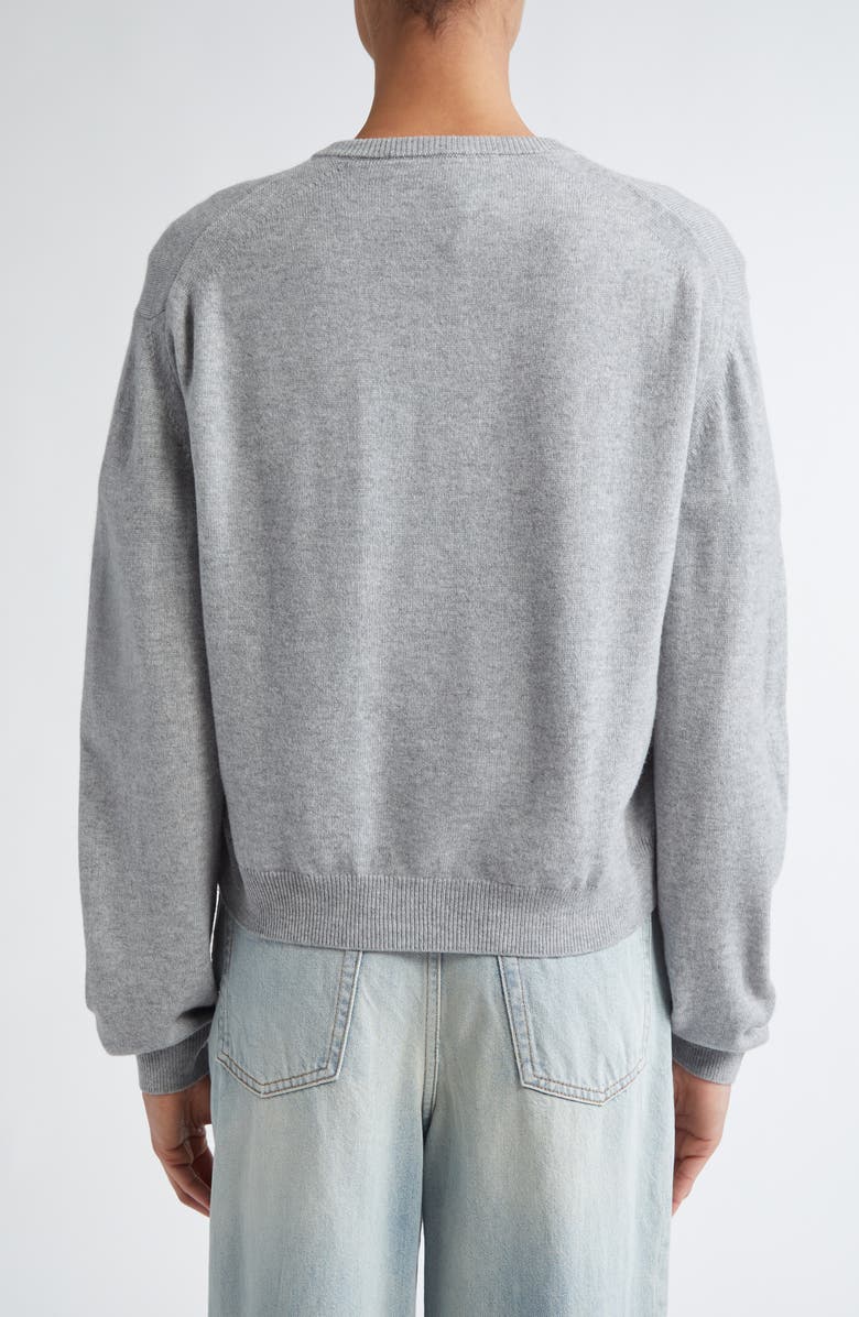 NACKIYÈ Classic Cashmere Cardigan, Alternate, color, Gris