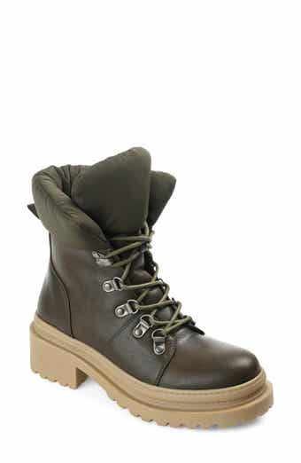 Irrah Faux Leather Lug Sole Boot