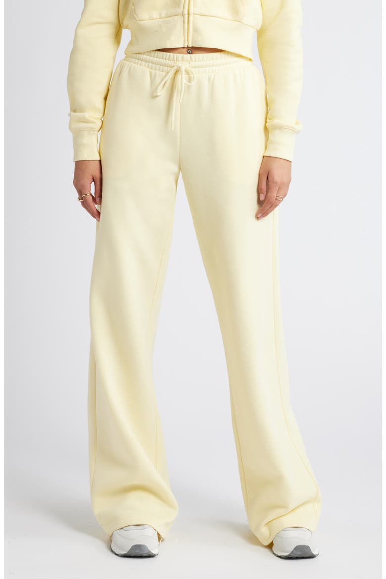 Baggy Wide Leg Sweatpants, Main, color, IVORY FLAN