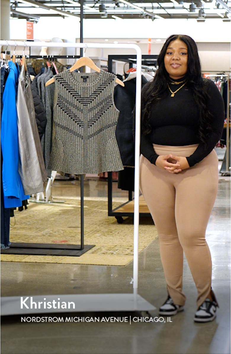 Flare Hem Sleeveless Sweater, sales video thumbnail