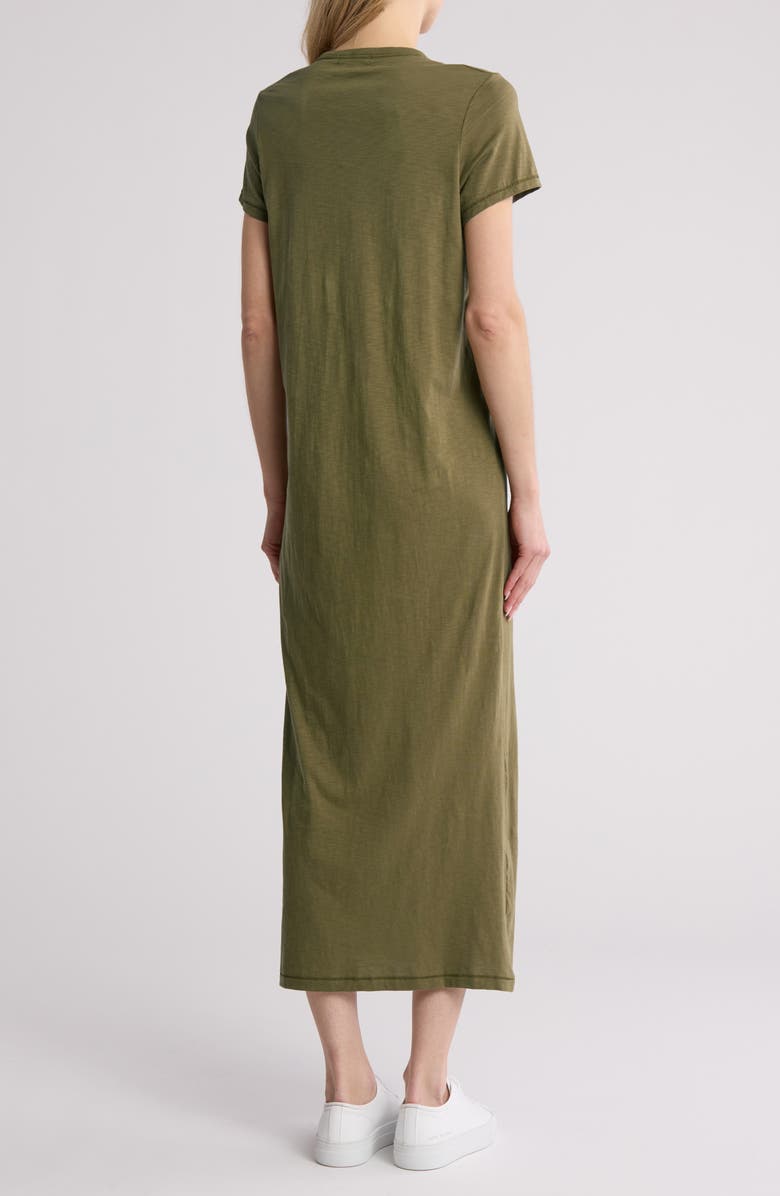 Short Sleeve Pima Cotton Maxi Dress