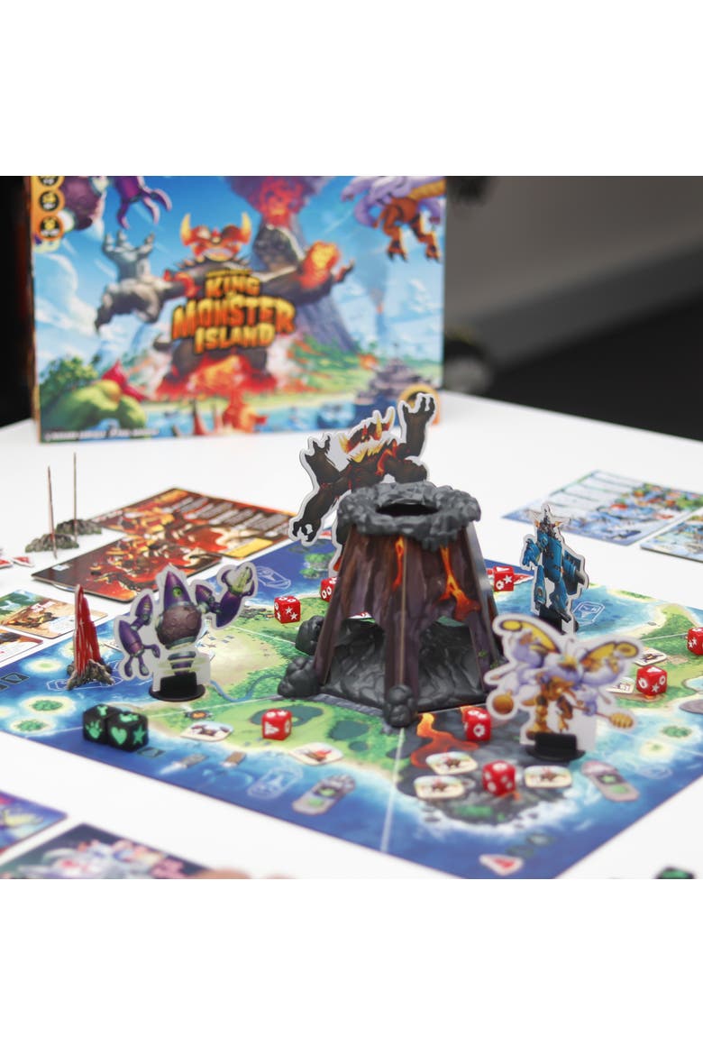 King Of Monster Island Strategy Board Game, Alternate, color, Multicolored