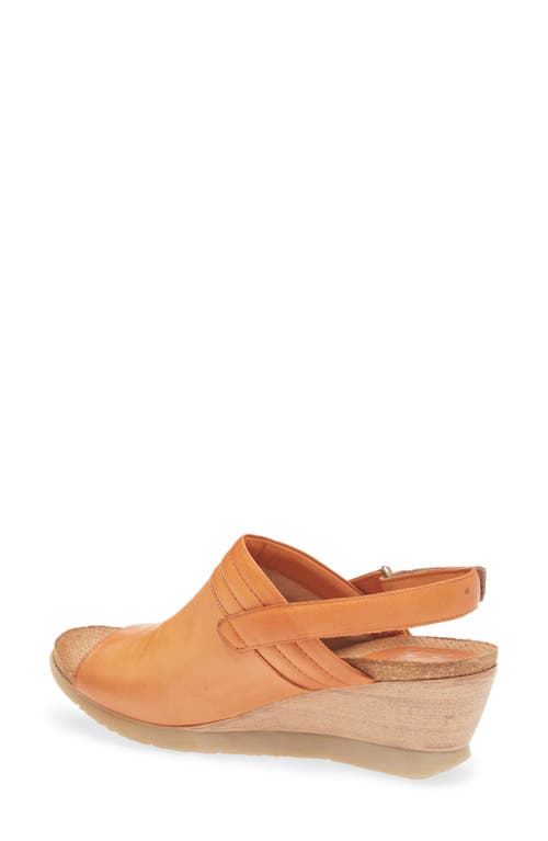 Miz Mooz Sabina Wedge Sandal In Rust