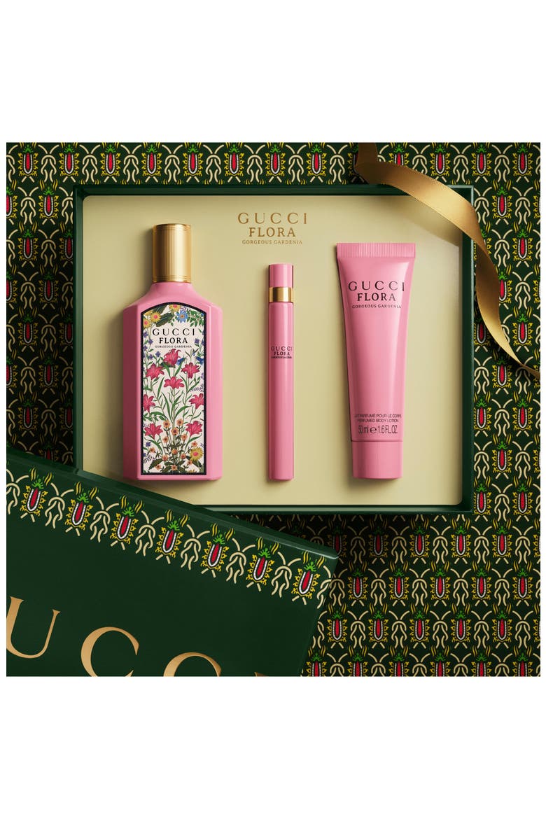 Flora Gorgeous Gardenia Eau de Parfum & Body Lotion 3-Piece Gift Set $248 Value, Alternate, color, NO COLOR