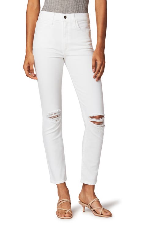 The Luna Ripped High Waist Ankle Slim Jeans (Obsessed)