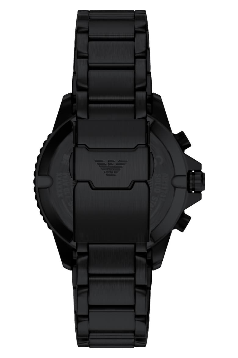World Explorer Solar Chronograph Bracelet Watch, 43.5mm, Alternate, color, BLACK