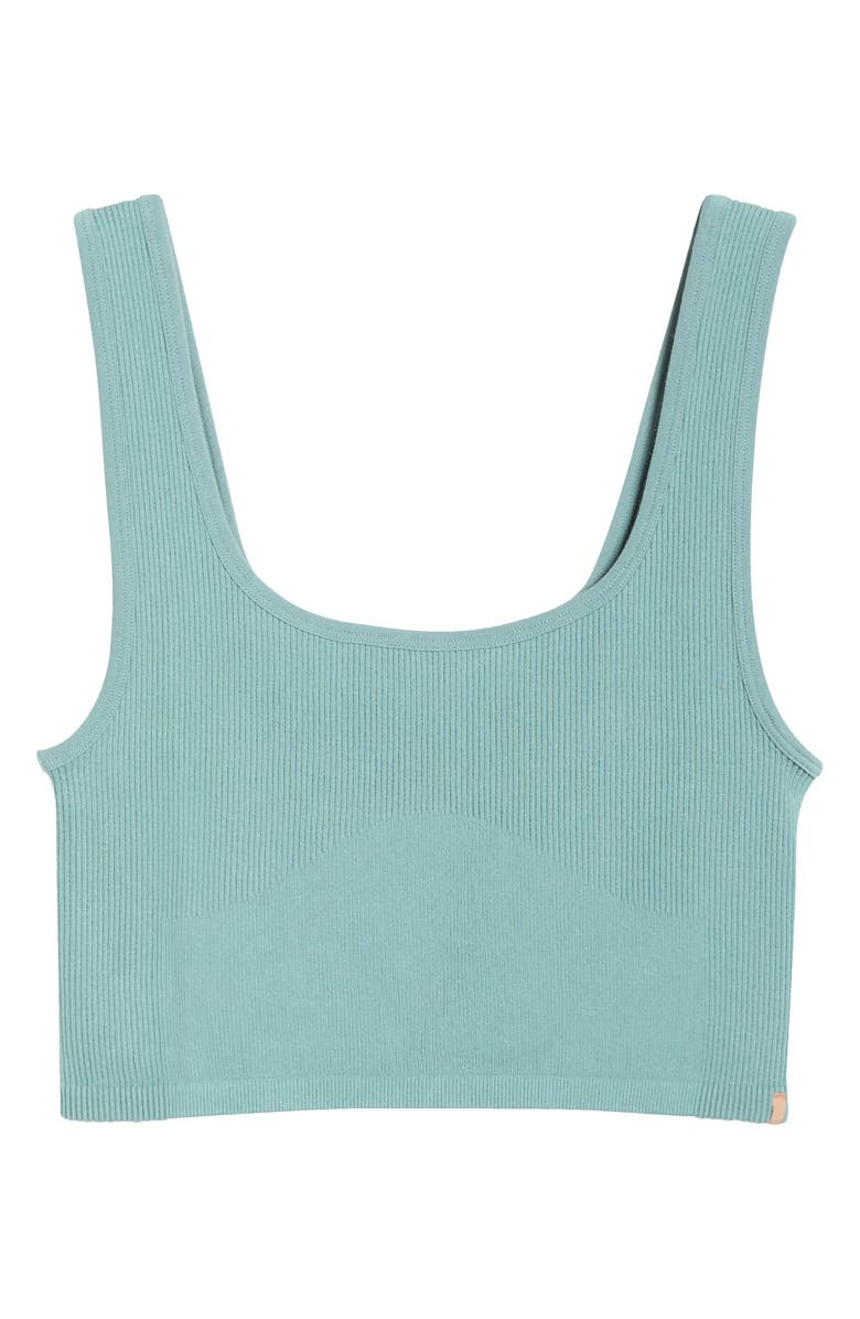 Lunya Seamless Flow Square Neck Bralette, Alternate, color, Musing Moss