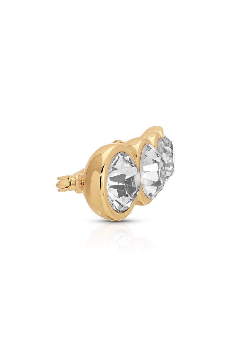 Crystal Line Brooch, Alternate, color, GOLD
