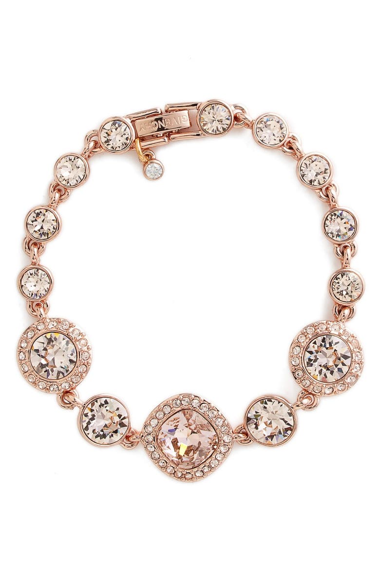 Givenchy Crystal Line Bracelet, Main, color, 