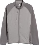 johnnie-O Mario Mix Media Water Repellent Zip-Up Jacket