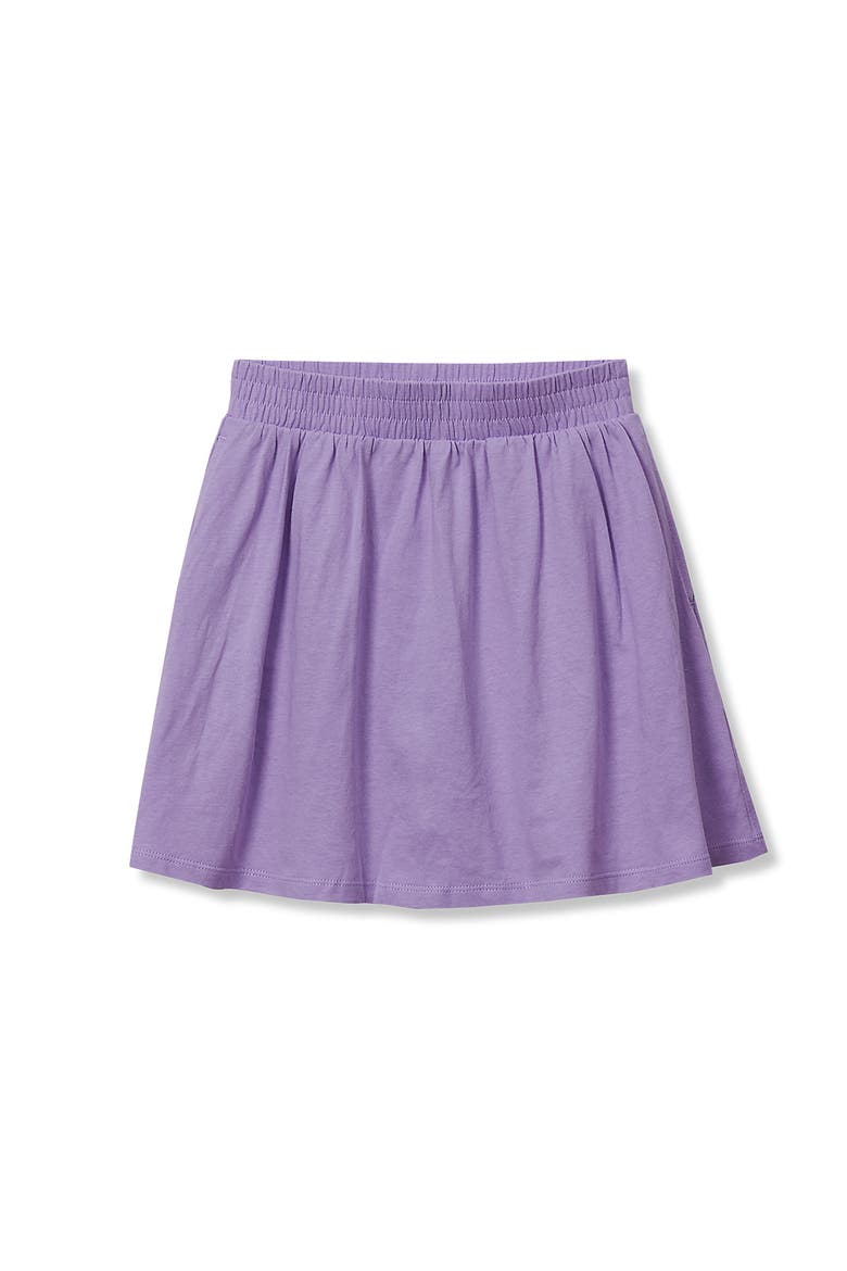 Girls Smocked Skorts, Main, color, Lavender