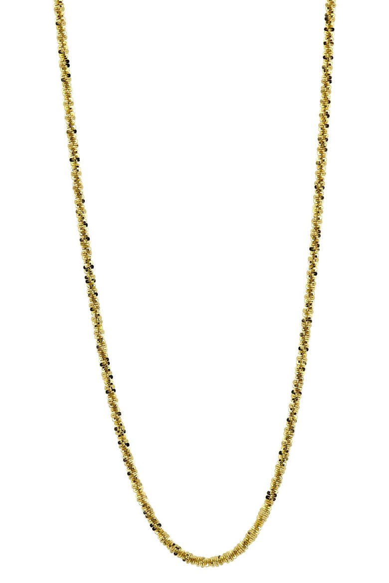 Flat Link Chain Necklace, Main, color, GOLD