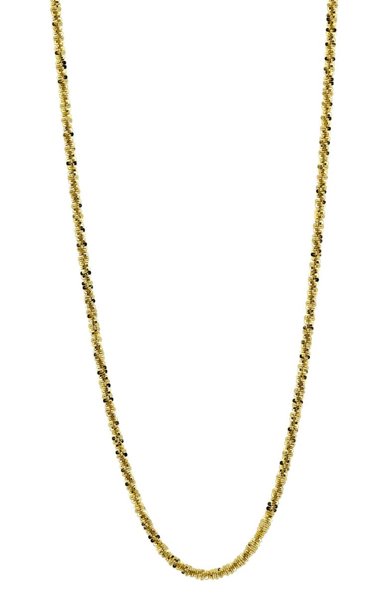 AMERICAN EXCHANGE Flat Link Chain Necklace, Main, color, Gold