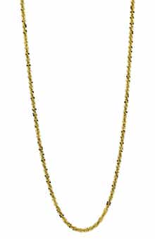AMERICAN EXCHANGE Flat Link Chain Necklace
