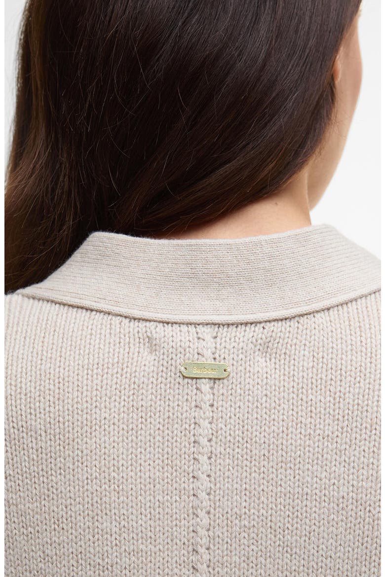Faye Cotton & Wool Blend Cardigan, Alternate, color, OATMEAL