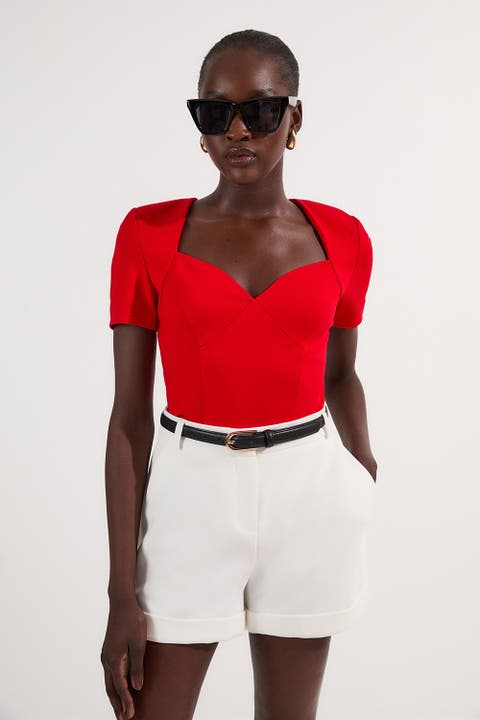 Sweetheart Neckline Bodysuit