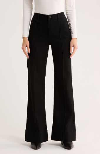 Seven7 Pintuck Wide Leg Jeans