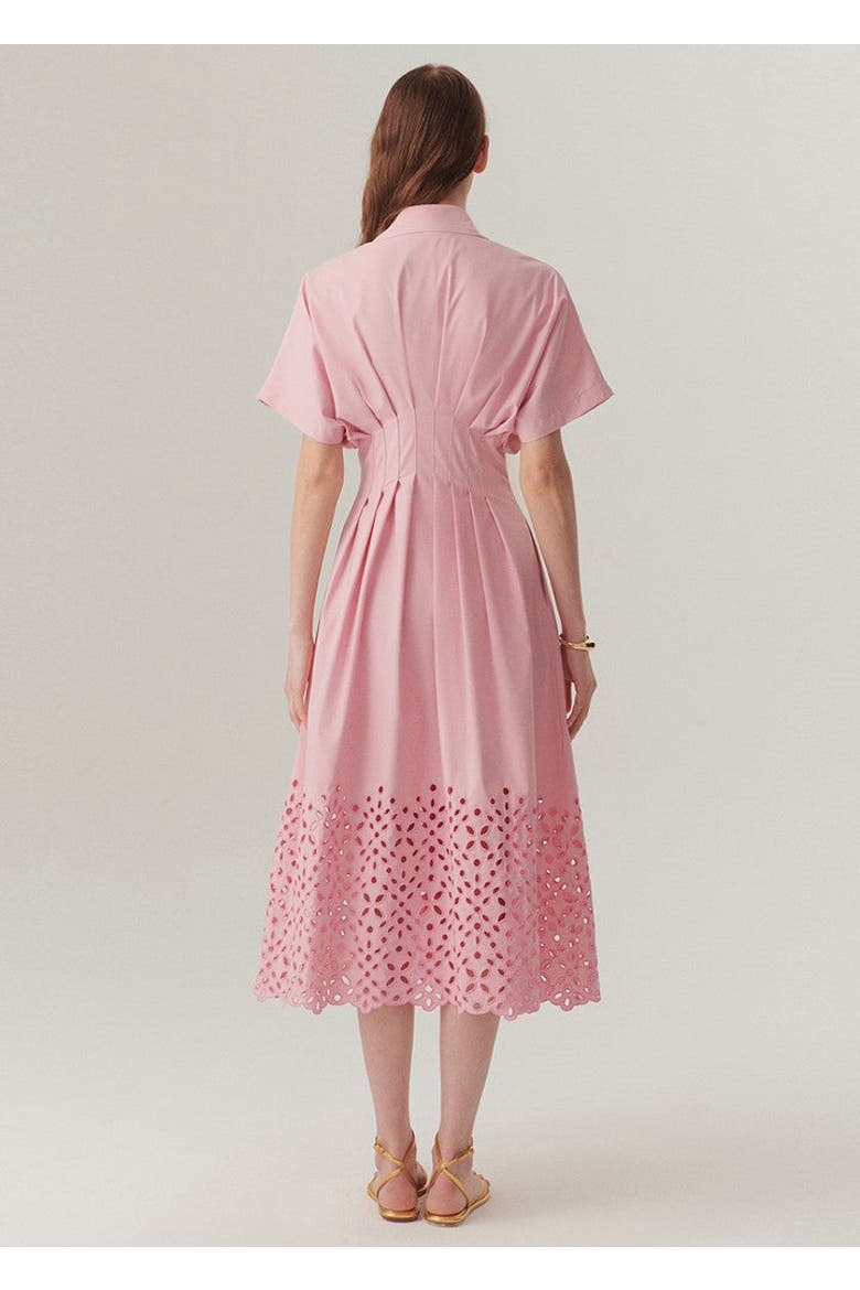 Vera Midi Dress, Alternate, color, PINK