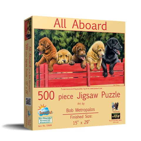 All Aboard 500 piece Jigsaw Puzzle for Adults