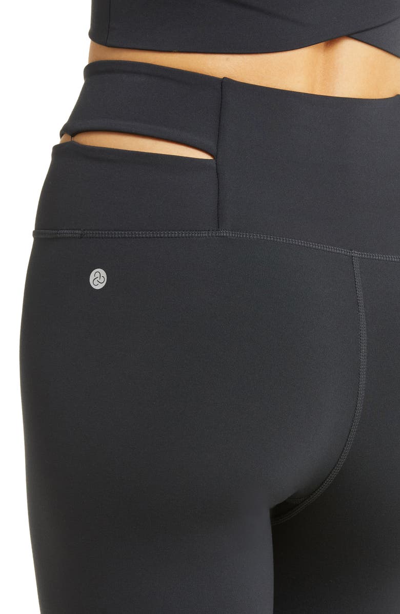 Zella Perform Crossband 7/8 Leggings, Alternate, color, 