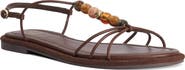 Dune London Lemnos Leather Flat Sandal