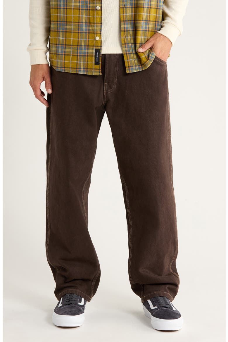Skate Check-5 Loose Denim Pants, Main, color, AFTER DARK