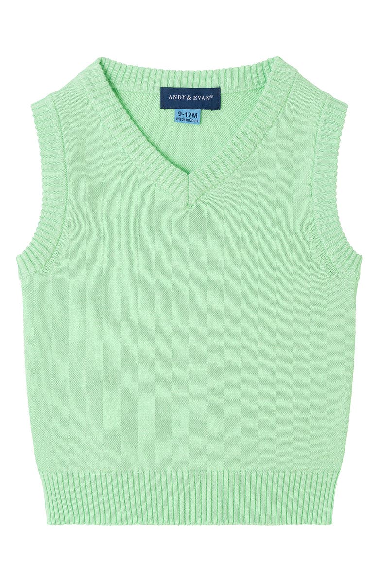 Andy & Evan Vest, Button-Up Bodysuit, Pants & Bow Tie Set, Alternate, color, 