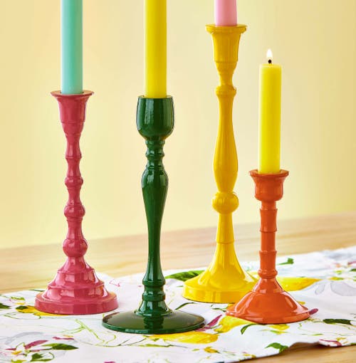 Tag Zahra Hot Pink Taper Candle Holder Stylish Home Decor In Pink