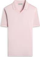 Bugatchi Pima Cotton Johnny Collar Polo