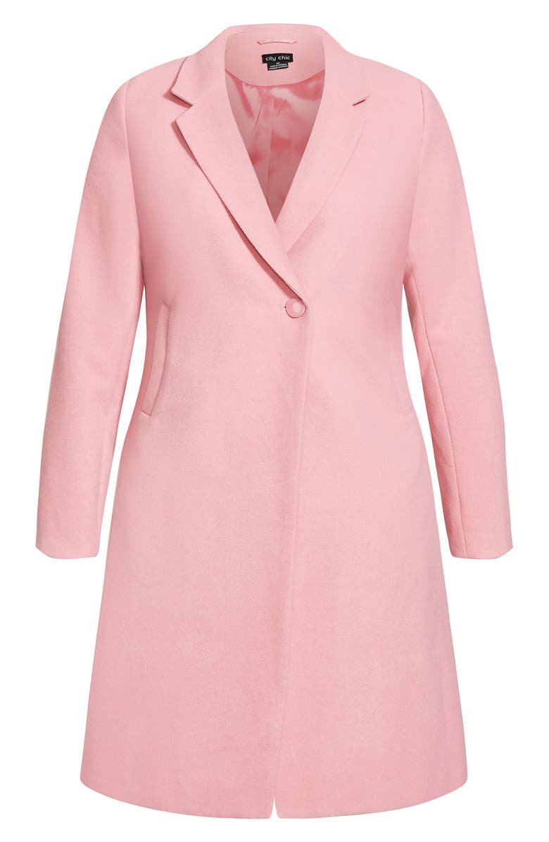 City Chic Effortless Chic Coat, Alternate, color,
