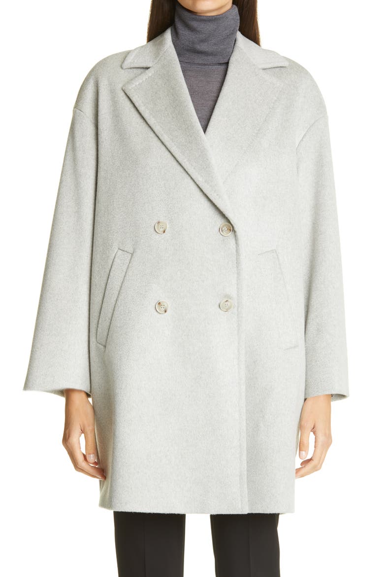 Ronchi Double Breasted Jacket, Main, color, LIGHT GREY