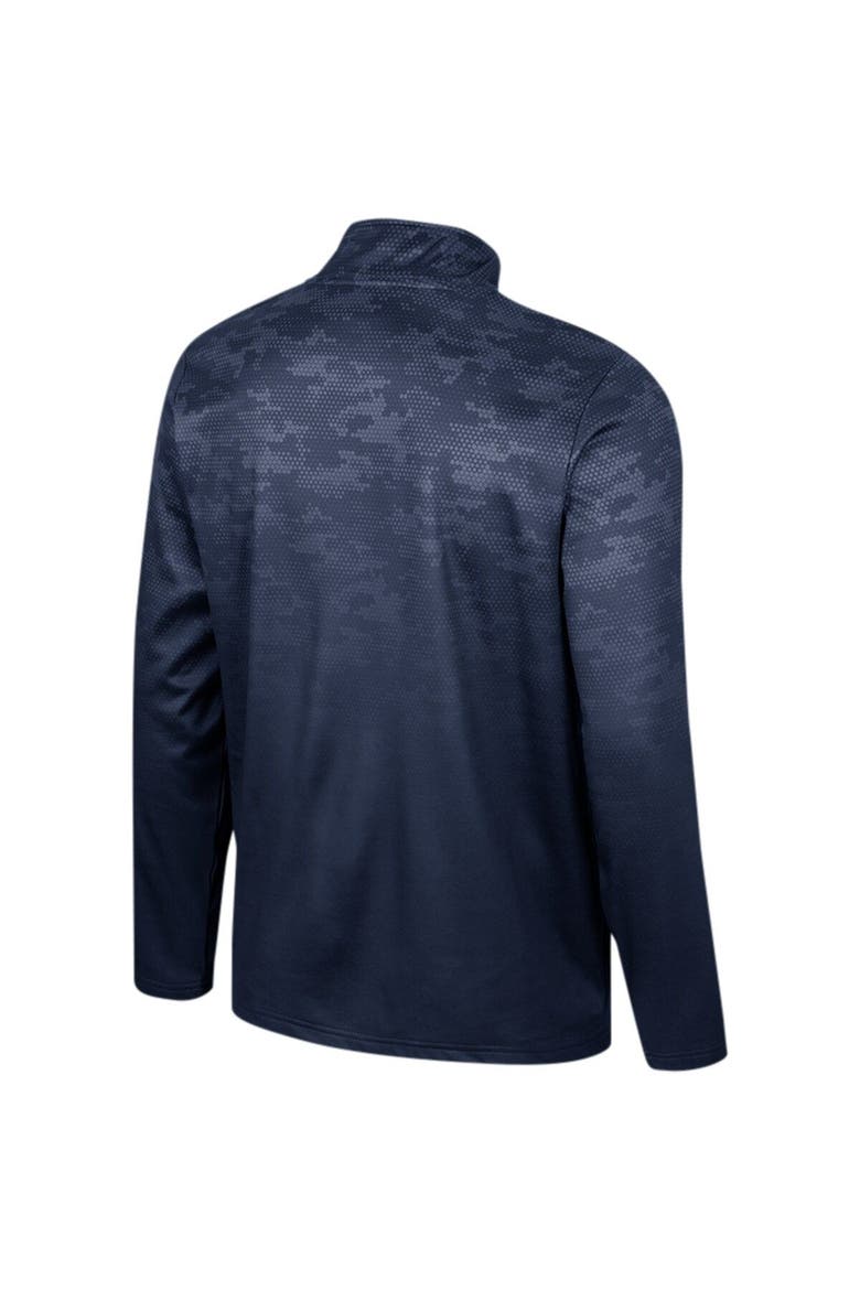 Men's Colosseum  Navy Gonzaga Bulldogs The Machine Half-Zip Jacket, Alternate, color, Navy