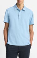 Vince Regular Fit Garment Dyed Cotton Polo