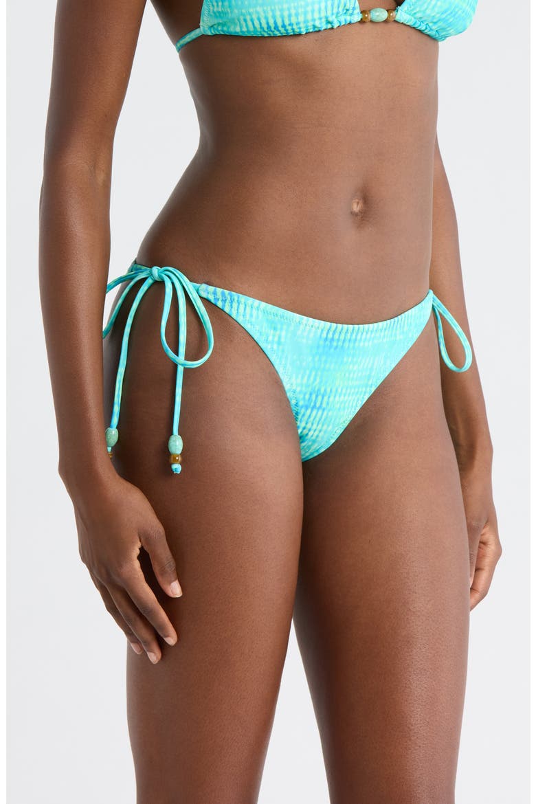 Side Tie Bikini Bottoms, Alternate, color, SUMMER SEAS