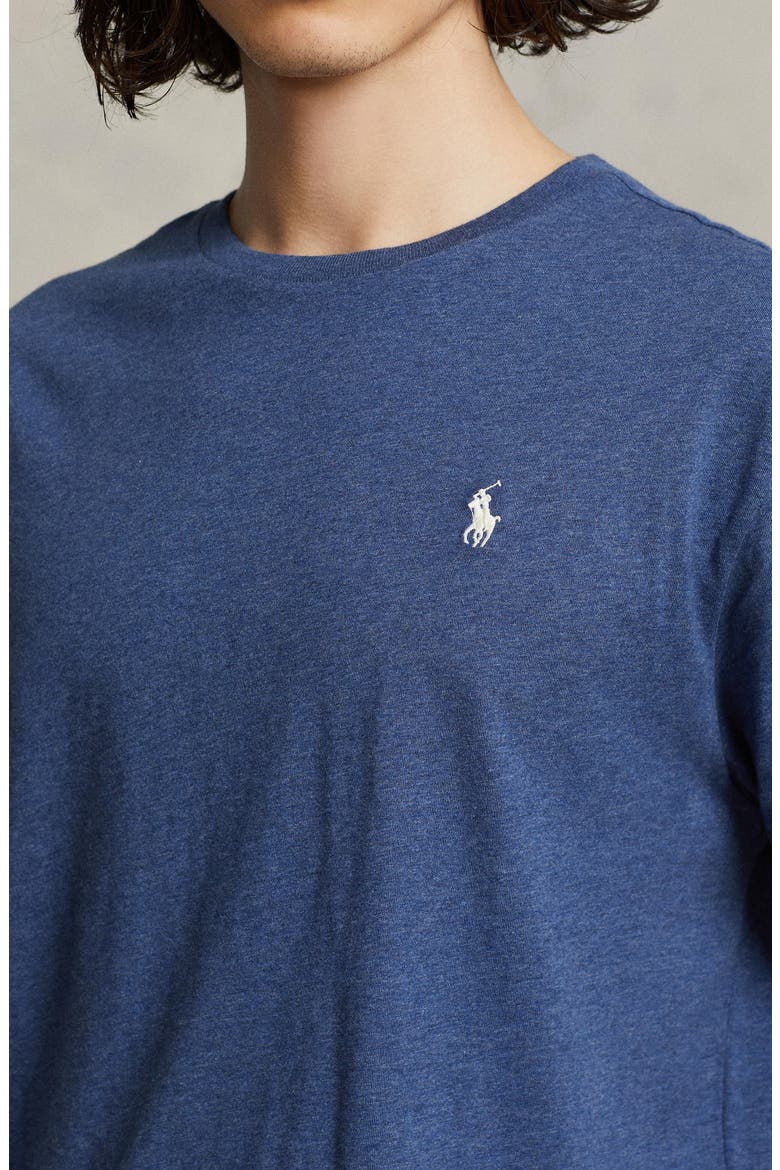 Classic Fit Jersey Crewneck T-Shirt, Alternate, color, BLUE HTR
