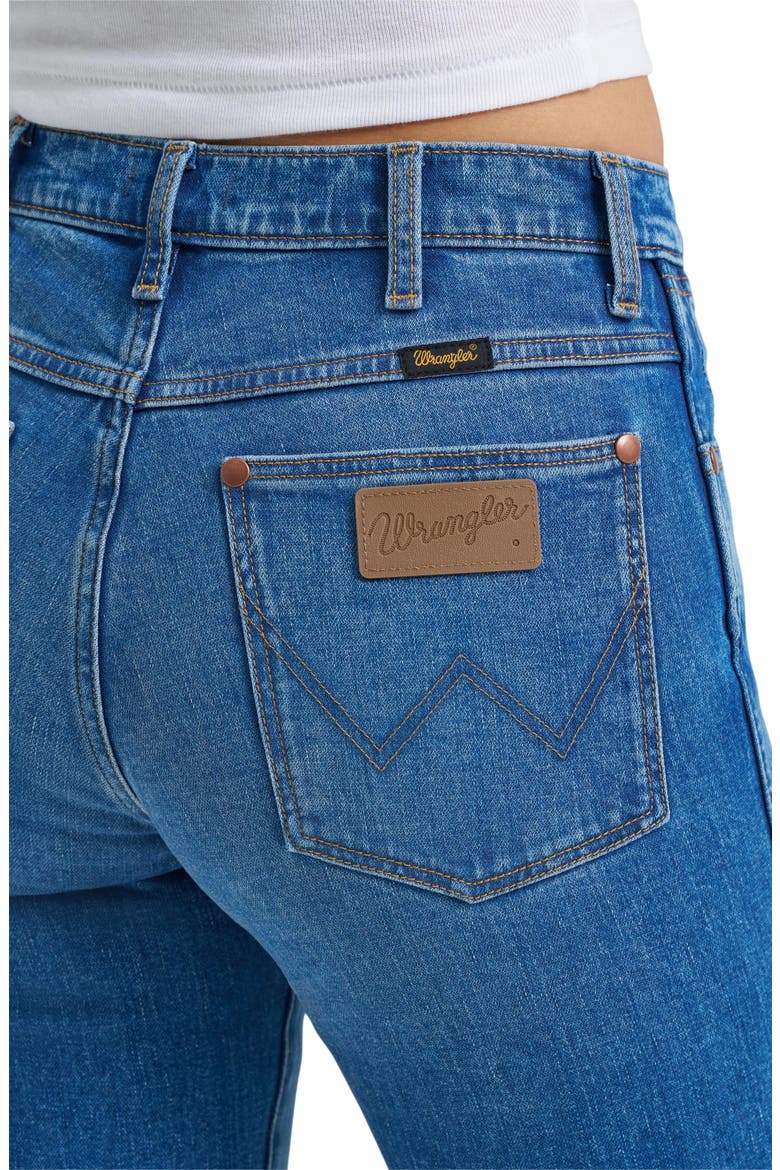 Wrancher Mid Rise Bootcut Jeans, Alternate, color, CAVIAR